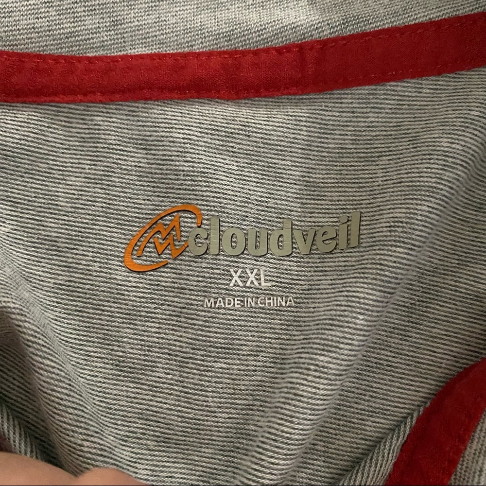 Cloud veil Quarter zip long sleeves Men's XXL - Picture 5 of 9